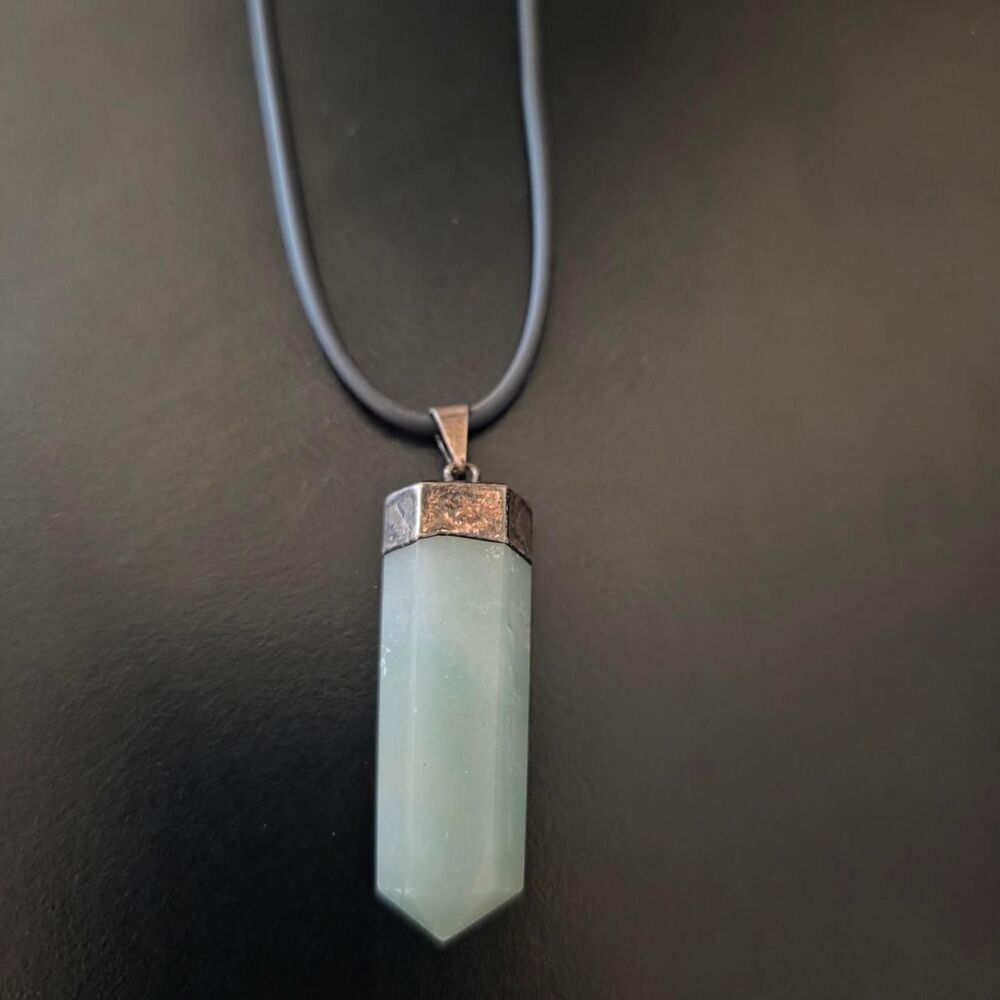 Green Aventurine wire Necklace